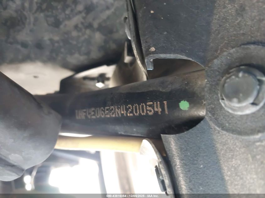 2022 Honda Sxs1000 S4X VIN: 1HFVE06E2N4200541 Lot: 43810354