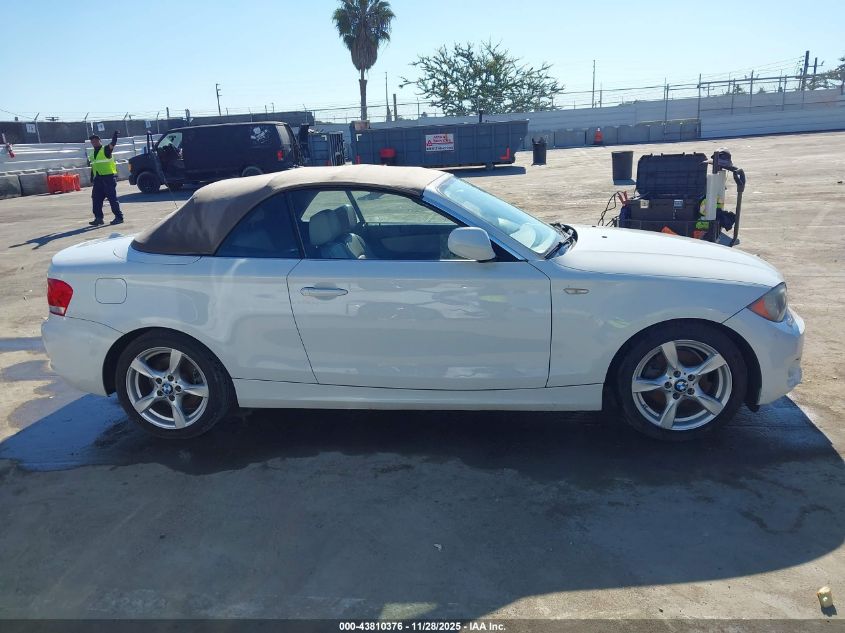 2013 BMW 128I VIN: WBAUN1C59DVR00577 Lot: 43810376