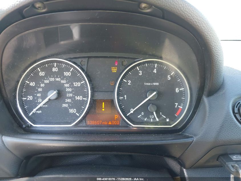 2013 BMW 128I VIN: WBAUN1C59DVR00577 Lot: 43810376