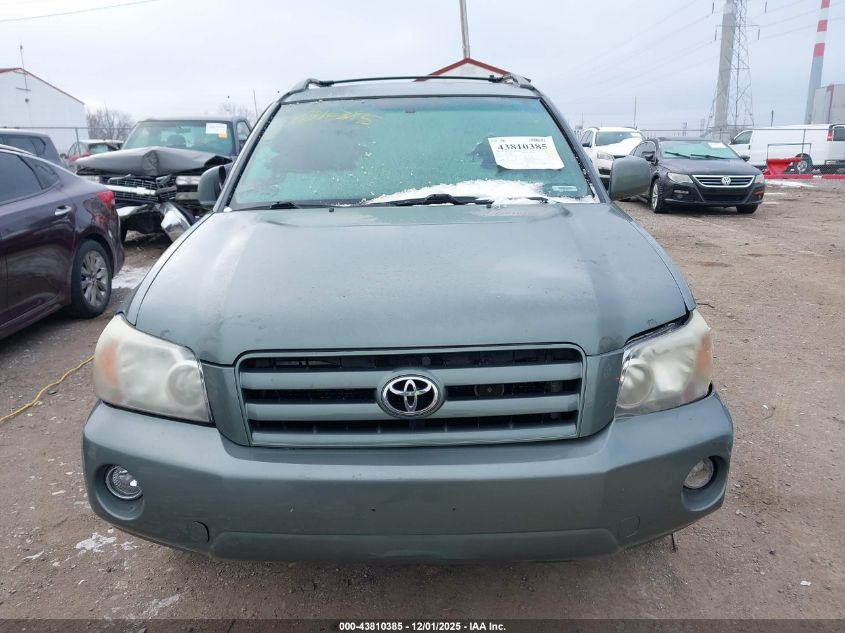 2007 Toyota Highlander 3Rd Row VIN: JTEDP21A170148115 Lot: 43810385