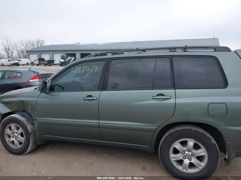 2007 Toyota Highlander 3Rd Row VIN: JTEDP21A170148115 Lot: 43810385