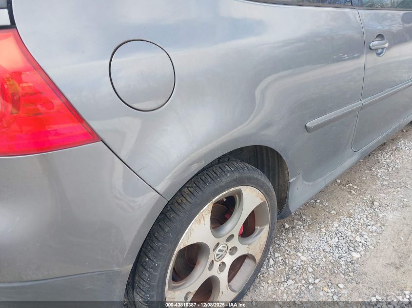 2006 Volkswagen Gti 2-Door VIN: WVWEV71K96W197286 Lot: 43810387