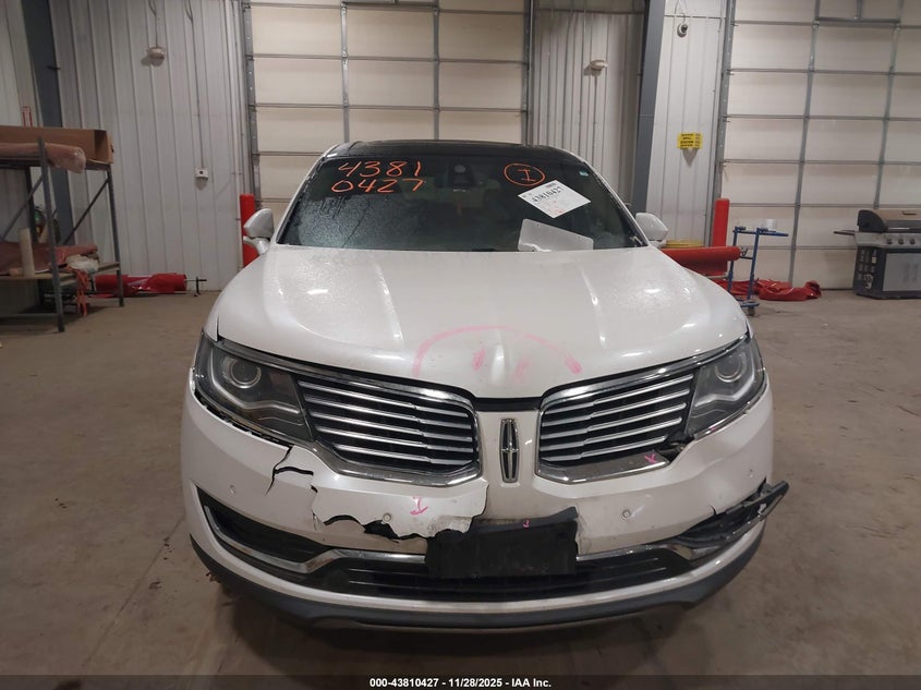 2016 Lincoln Mkx Reserve VIN: 2LMTJ8LR4GBL69763 Lot: 43810427