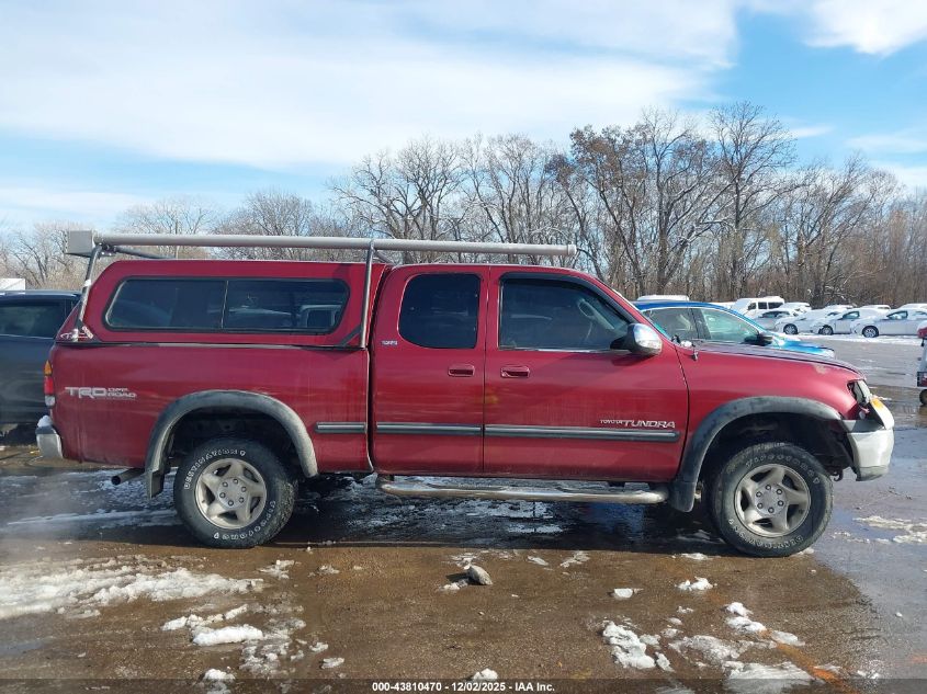 2001 Toyota Tundra Sr5 V8 VIN: 5TBBT44151S218775 Lot: 43810470