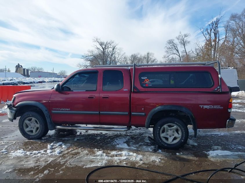 2001 Toyota Tundra Sr5 V8 VIN: 5TBBT44151S218775 Lot: 43810470