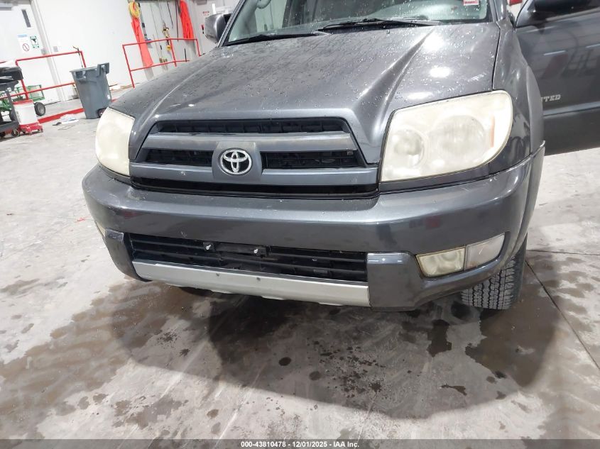 2003 Toyota 4Runner Limited V6 VIN: JTEZU17R238005174 Lot: 43810478
