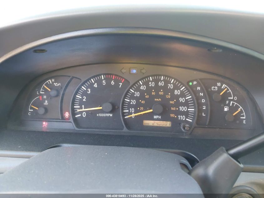 2001 Toyota Tundra Sr5 V8 VIN: 5TBBT44191S190351 Lot: 43810493