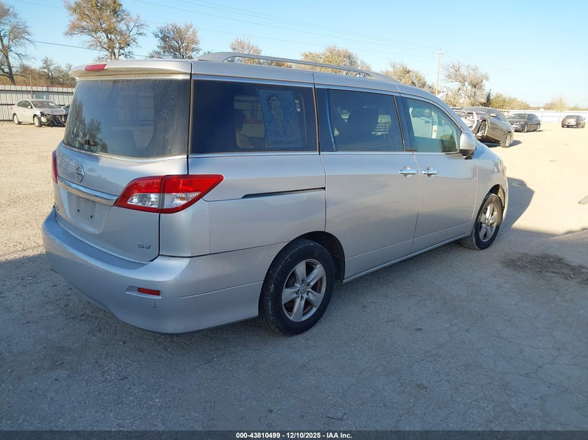 Vin: jn8ae2kp2h9167628, lot: 44305957, nissan quest sv 20174