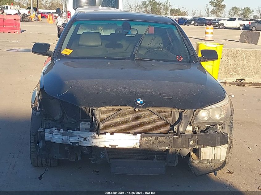 2008 BMW 550I VIN: WBANW53558CT54290 Lot: 43810501