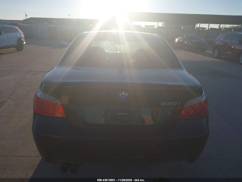 2008 BMW 550I VIN: WBANW53558CT54290 Lot: 43810501