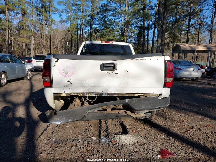 2005 Chevrolet Silverado 1500 Work Truck VIN: 1GCEC19ZX5E236587 Lot: 43810602