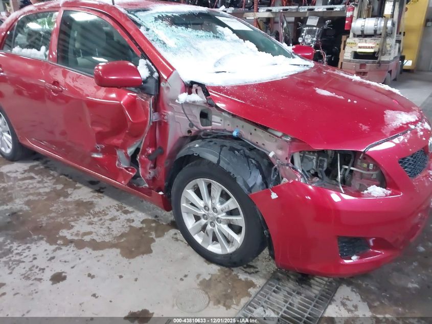 2009 Toyota Corolla Le VIN: JTDBL40E59J022828 Lot: 43810633