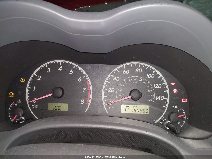 2009 Toyota Corolla Le VIN: JTDBL40E59J022828 Lot: 43810633