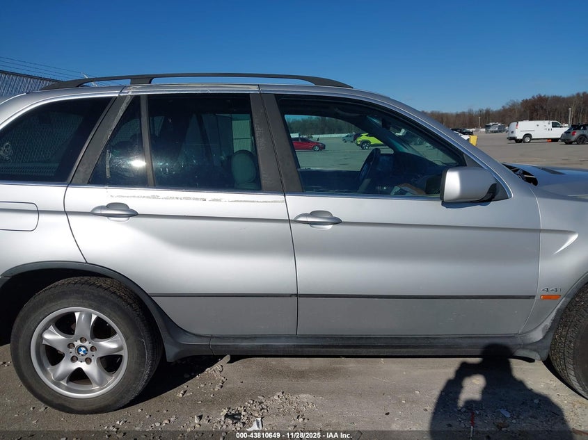 2002 BMW X5 4.4I VIN: 5UXFB33532LH36513 Lot: 43810649
