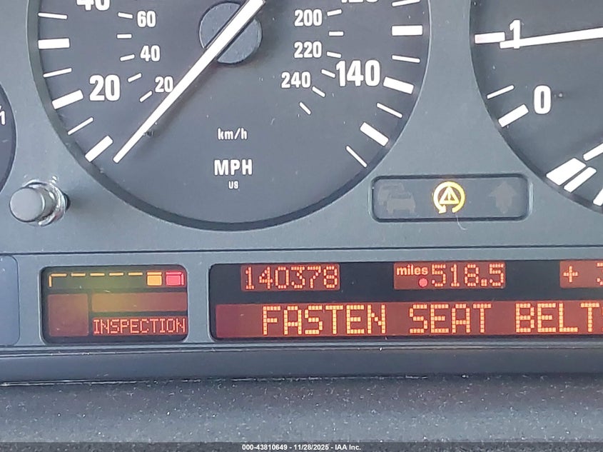 2002 BMW X5 4.4I VIN: 5UXFB33532LH36513 Lot: 43810649