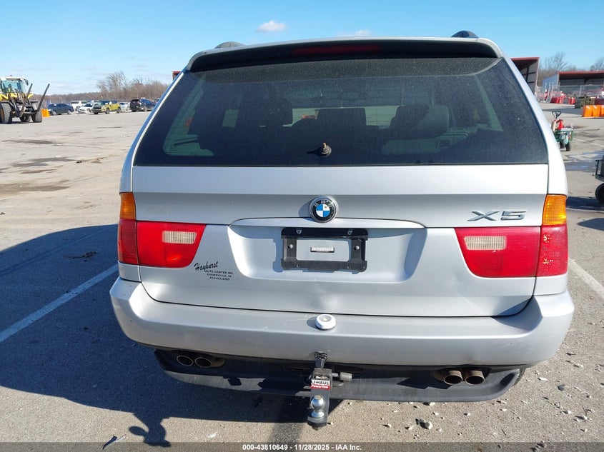 2002 BMW X5 4.4I VIN: 5UXFB33532LH36513 Lot: 43810649
