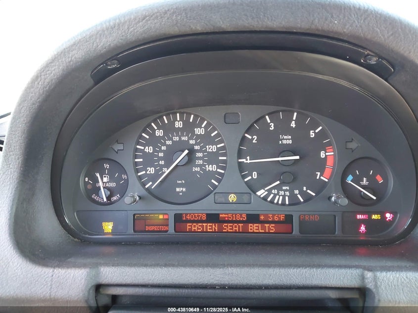 2002 BMW X5 4.4I VIN: 5UXFB33532LH36513 Lot: 43810649