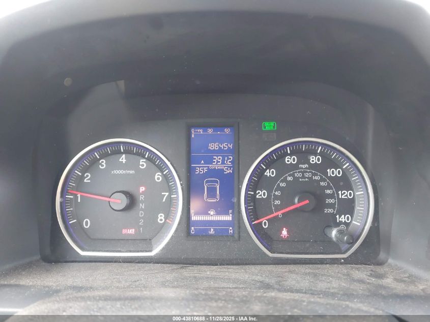 2010 Honda Cr-V Exl VIN: JHLRE4875AC013721 Lot: 43810688