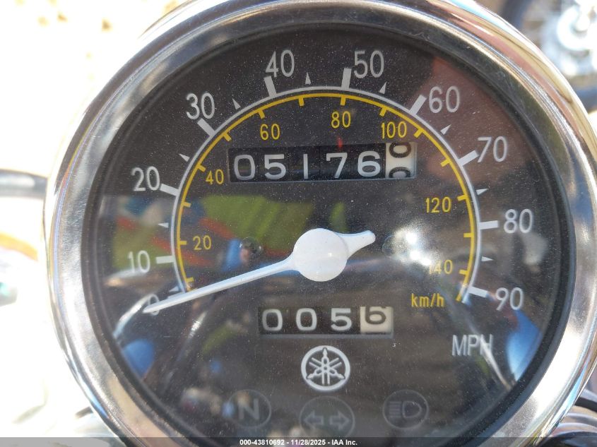 2012 Yamaha Xv250 VIN: JYAVG04E3CA013438 Lot: 43810692