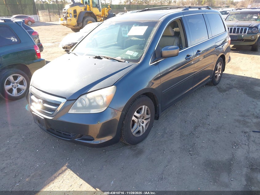 5FNRL38725B102748 2005 HONDA ODYSSEY photo no. 2