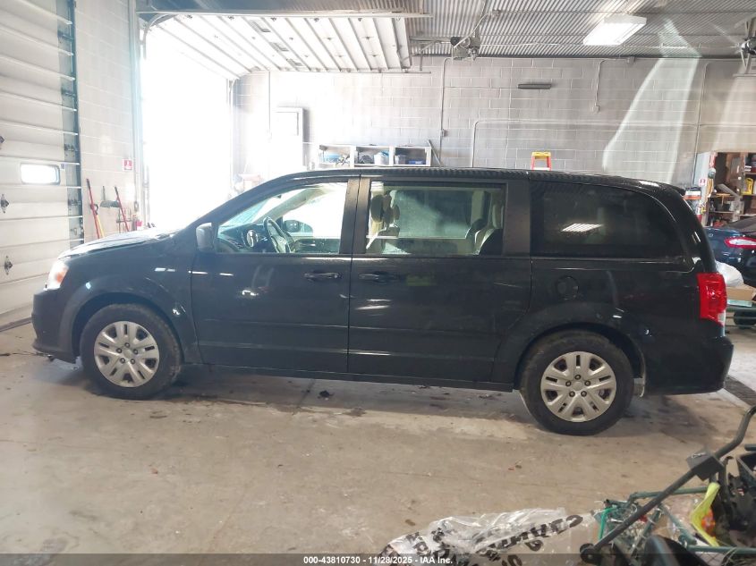 2016 Dodge Grand Caravan Se VIN: 2C4RDGBG7GR374491 Lot: 43810730