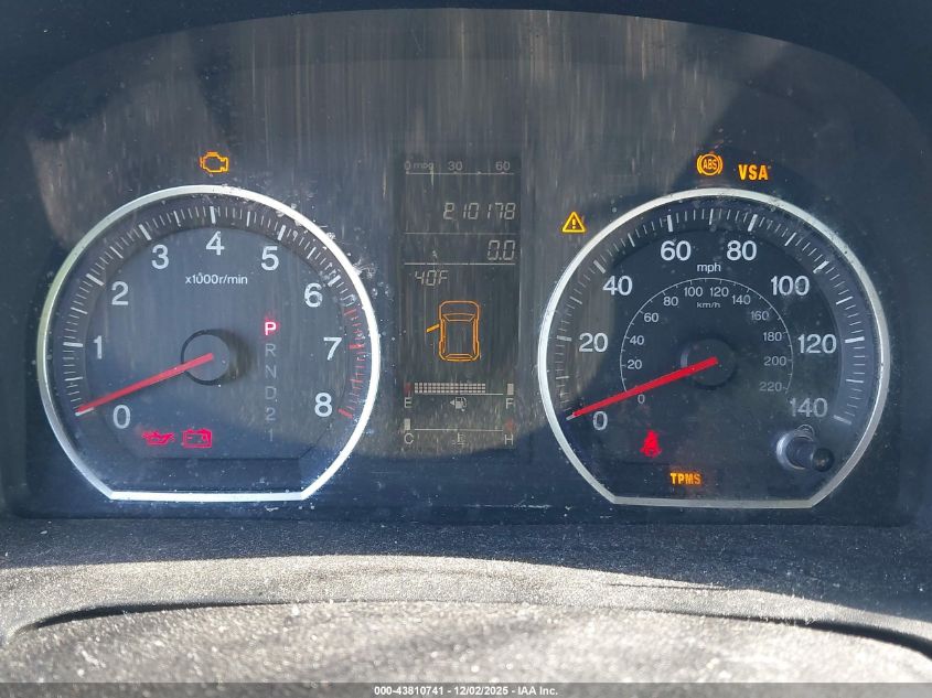 2008 Honda Cr-V Ex-L VIN: JHLRE38788C027553 Lot: 43810741