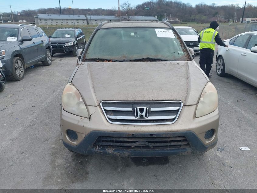 2006 Honda Cr-V Se VIN: JHLRD78936C011866 Lot: 43810751