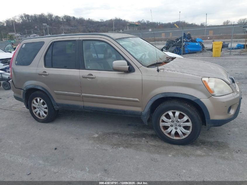 2006 Honda Cr-V Se VIN: JHLRD78936C011866 Lot: 43810751