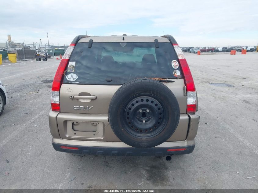 2006 Honda Cr-V Se VIN: JHLRD78936C011866 Lot: 43810751