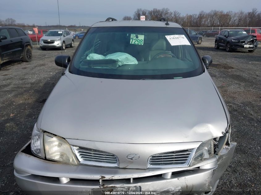 2004 Oldsmobile Silhouette Gls VIN: 1GHDX03E94D182052 Lot: 43810770