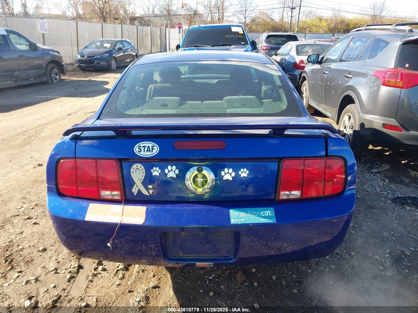 2005 Ford Mustang V6 Deluxe/V6 Premium VIN: 1ZVFT80N455145187 Lot: 43810779