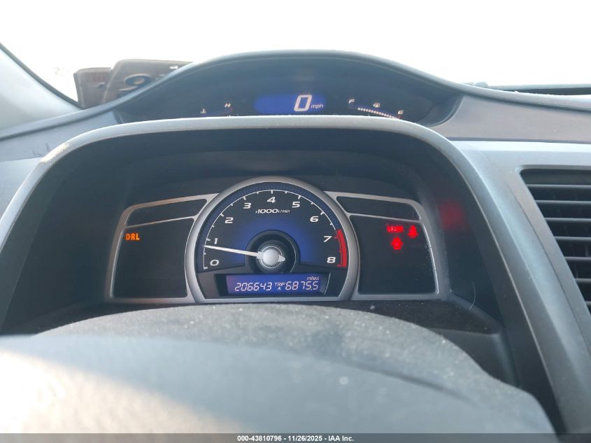 2008 Honda Civic Ex VIN: 2HGFG11898H543596 Lot: 43810796