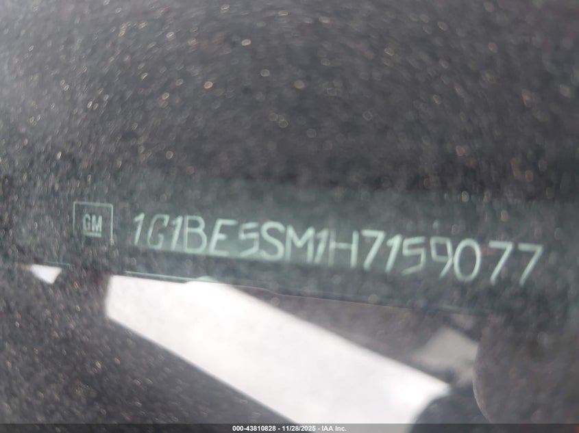 2017 Chevrolet Cruze Lt Auto VIN: 1G1BE5SM1H7159077 Lot: 43810828