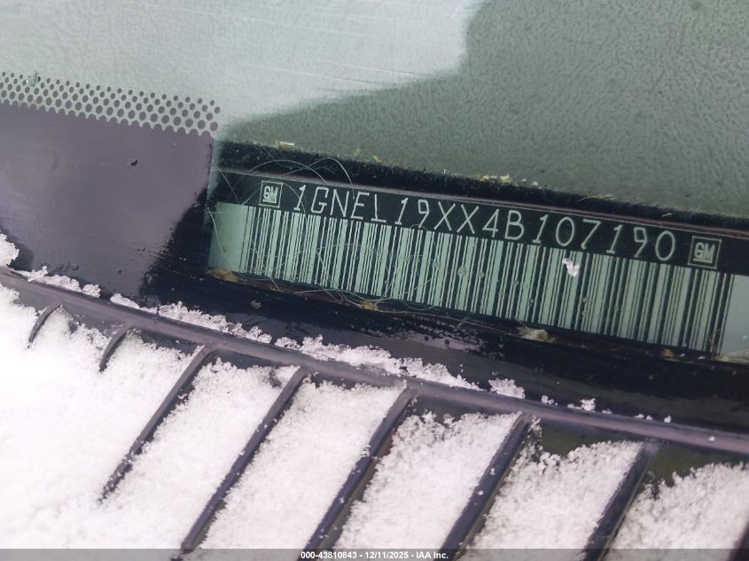 2004 Chevrolet Astro VIN: 1GNEL19XX4B107190 Lot: 43810843