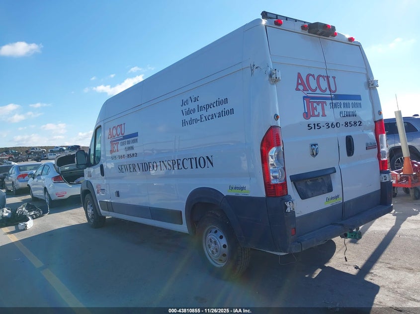 2016 Ram Promaster 2500 High Roof VIN: 3C6TRVDG7GE107689 Lot: 43810855