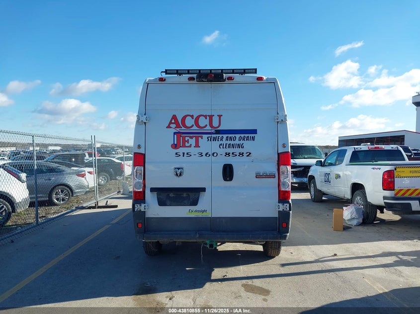 2016 Ram Promaster 2500 High Roof VIN: 3C6TRVDG7GE107689 Lot: 43810855