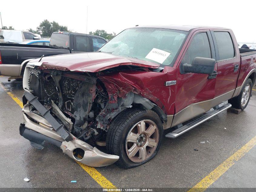 2006 Ford F-150 Lariat/Xlt VIN: 1FTPW12V96KD95837 Lot: 43810863