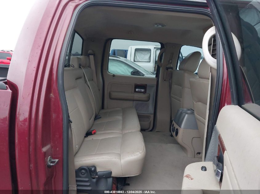 2006 Ford F-150 Lariat/Xlt VIN: 1FTPW12V96KD95837 Lot: 43810863