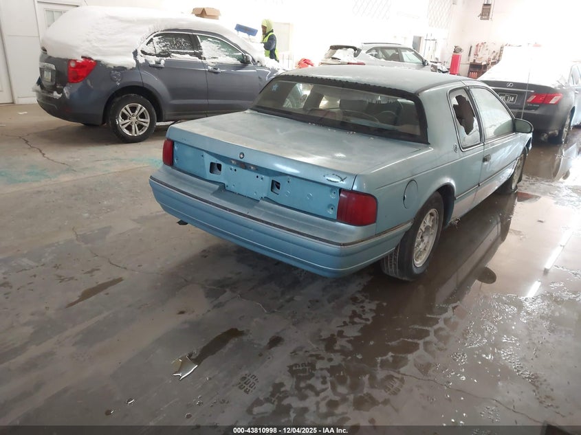 1MEPM6044MH619148 1991 MERCURY COUGAR photo no. 4