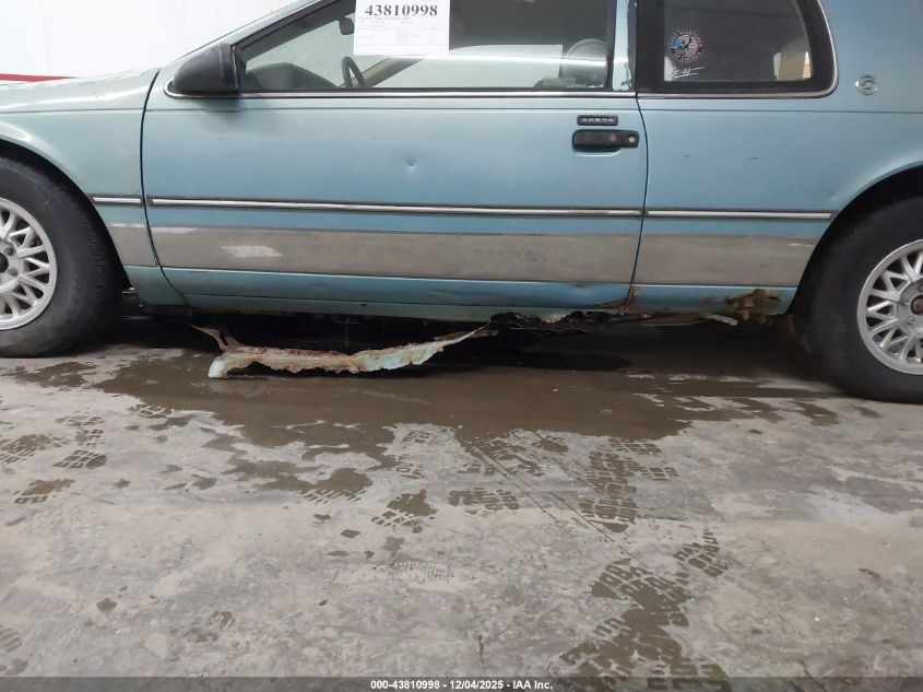 1991 Mercury Cougar Ls VIN: 1MEPM6044MH619148 Lot: 43810998