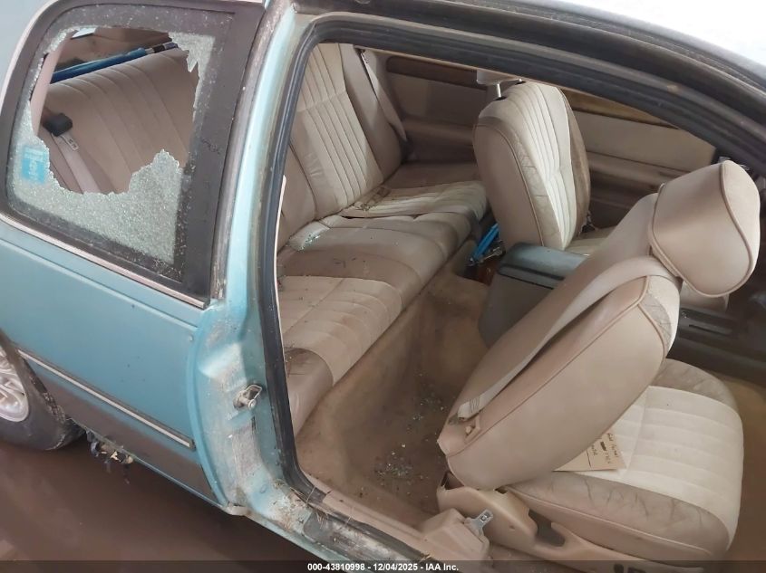 1991 Mercury Cougar Ls VIN: 1MEPM6044MH619148 Lot: 43810998