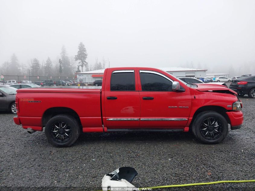 2004 Dodge Ram 1500 Slt/Laramie VIN: 1D7HU18D44J207114 Lot: 43811011