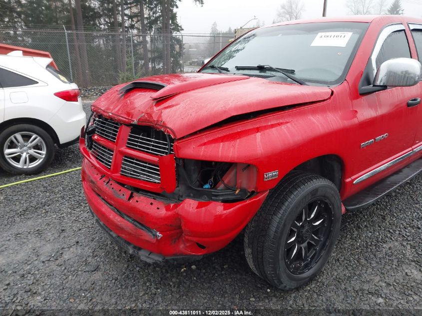 2004 Dodge Ram 1500 Slt/Laramie VIN: 1D7HU18D44J207114 Lot: 43811011