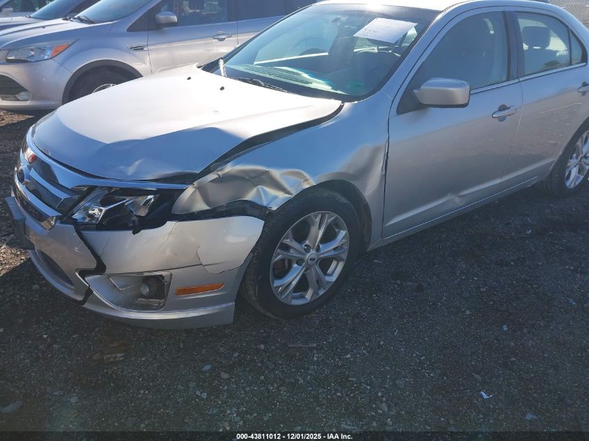 2012 Ford Fusion Se VIN: 3FAHP0HA3CR222540 Lot: 43811012