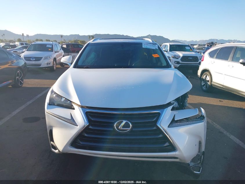 2016 Lexus Nx 200T VIN: JTJYARBZ5G2022541 Lot: 43811030