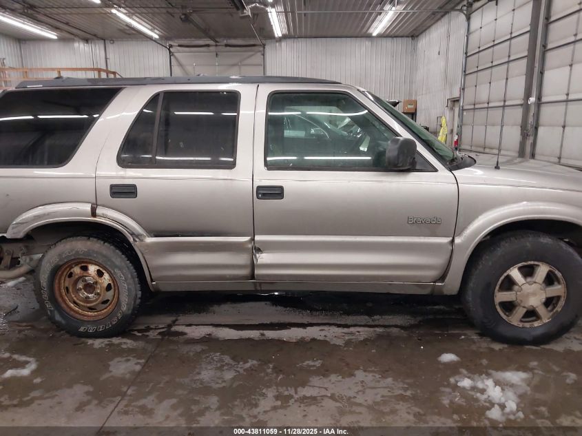 2000 Oldsmobile Bravada VIN: 1GHDT13W5Y2324439 Lot: 43811059