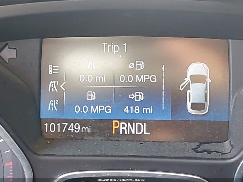 2015 Ford Focus S VIN: 1FADP3E2XFL255003 Lot: 43811066