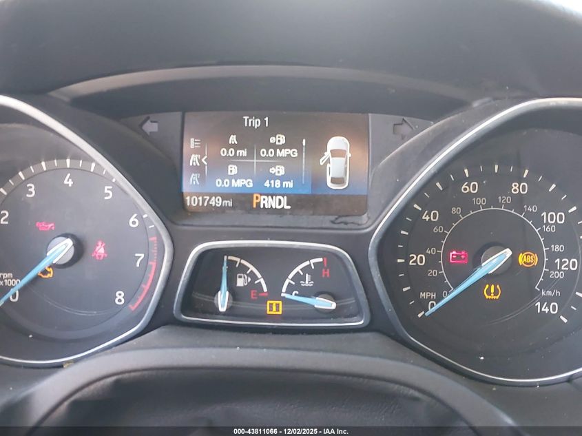 2015 Ford Focus S VIN: 1FADP3E2XFL255003 Lot: 43811066