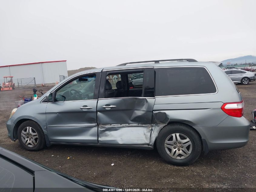 2006 Honda Odyssey Ex-L VIN: 5FNRL38756B107041 Lot: 43811096