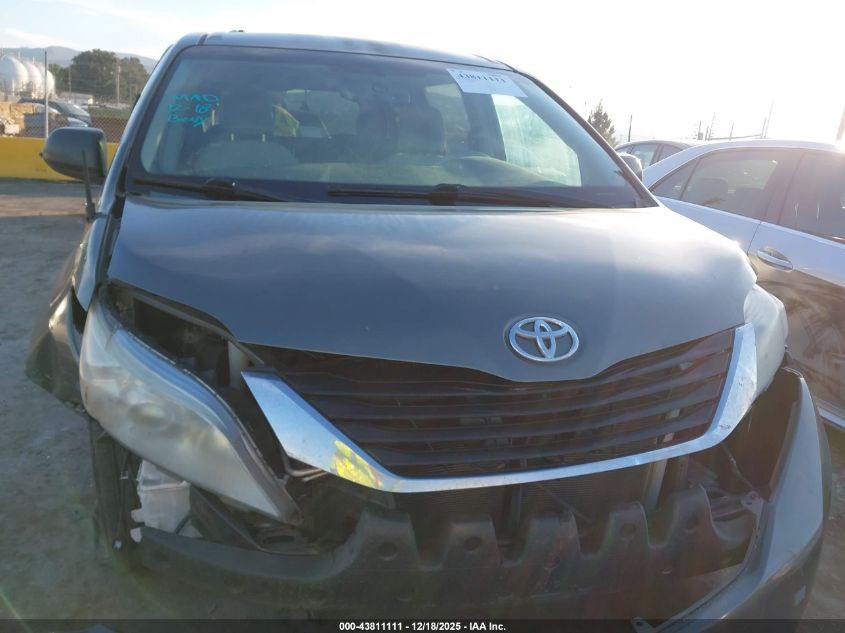 2011 Toyota Sienna Le V6 VIN: 5TDKK3DC9BS145272 Lot: 43811111